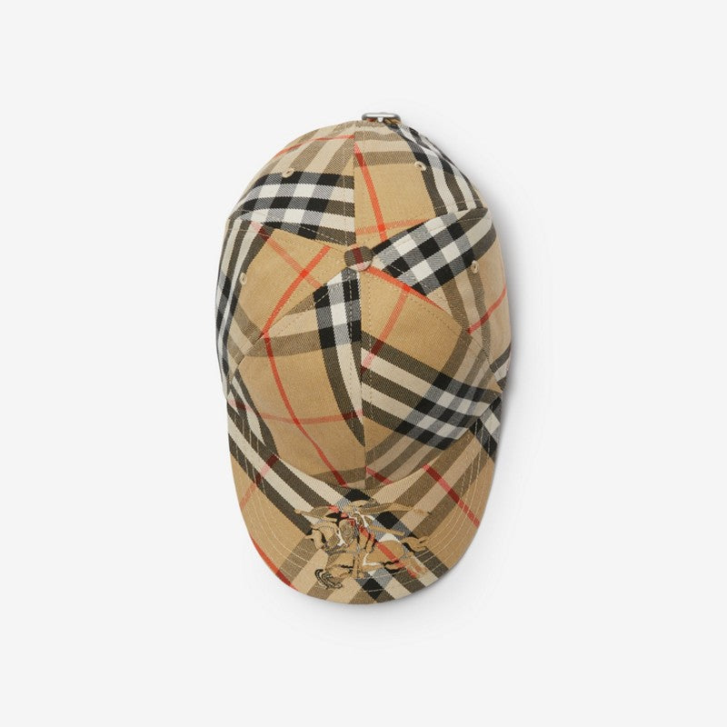 EKD Check Cotton Blend Baseball Cap