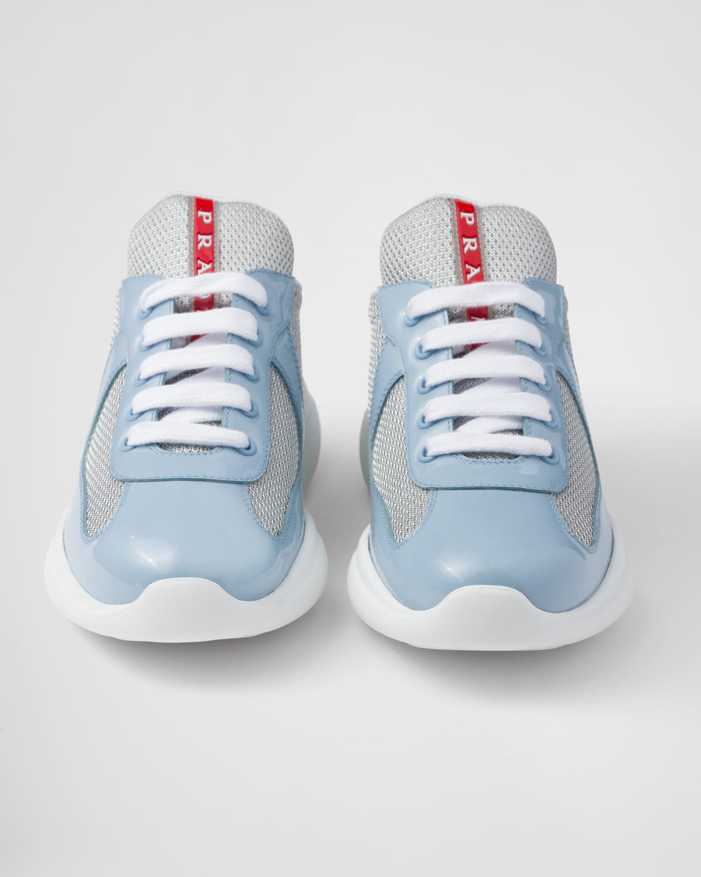 Prada America's Cup sneakers in sky blue Bike fabric