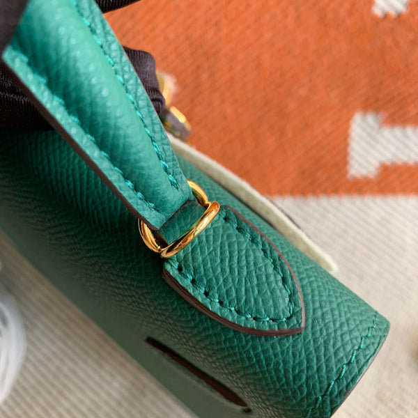 Hermes - Kelly 19 cm Vert bouteille