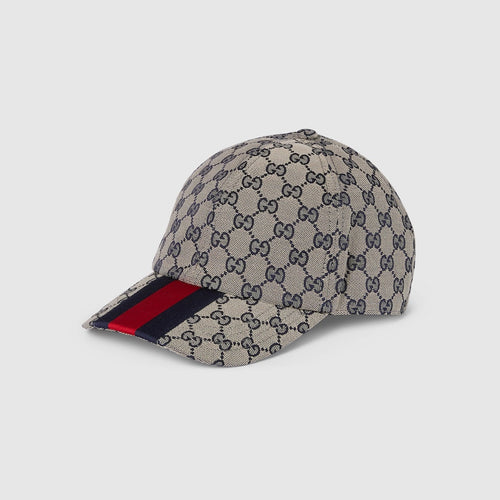ORIGINAL GG CANVAS BASEBALL CAP Beige BLUE