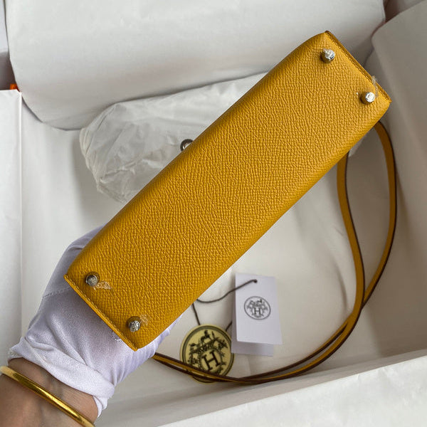 Hermes - Kelly 19 cm Miel doré