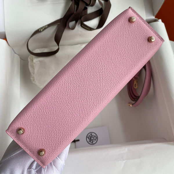 Hermes - Kelly 19 cm Rose clair
