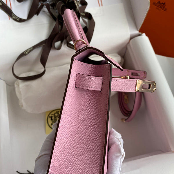 Hermes - Kelly 19 cm Rose clair