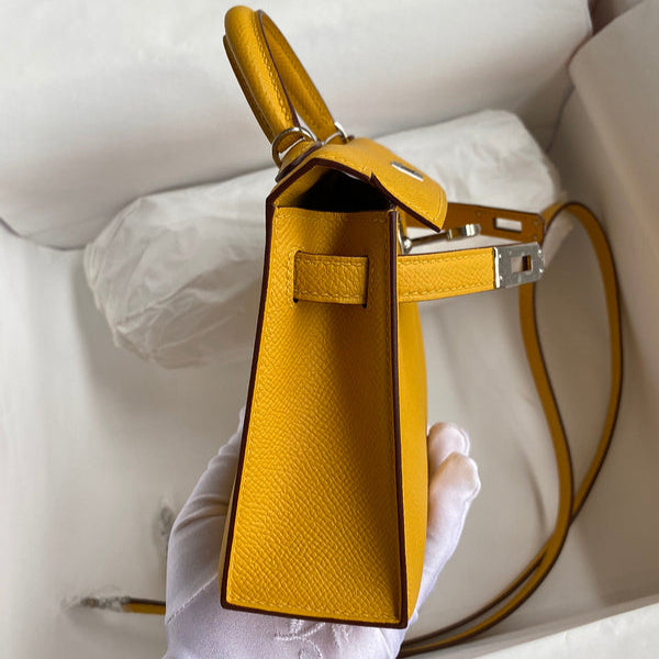 Hermes - Kelly 19 cm Miel doré