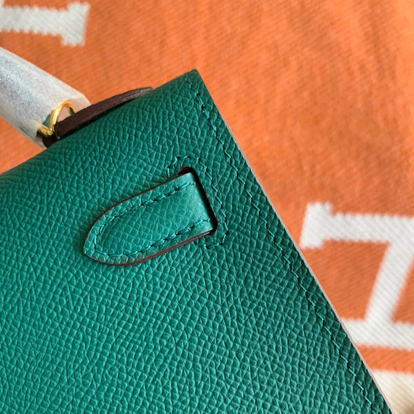 Hermes - Kelly 19 cm Vert bouteille