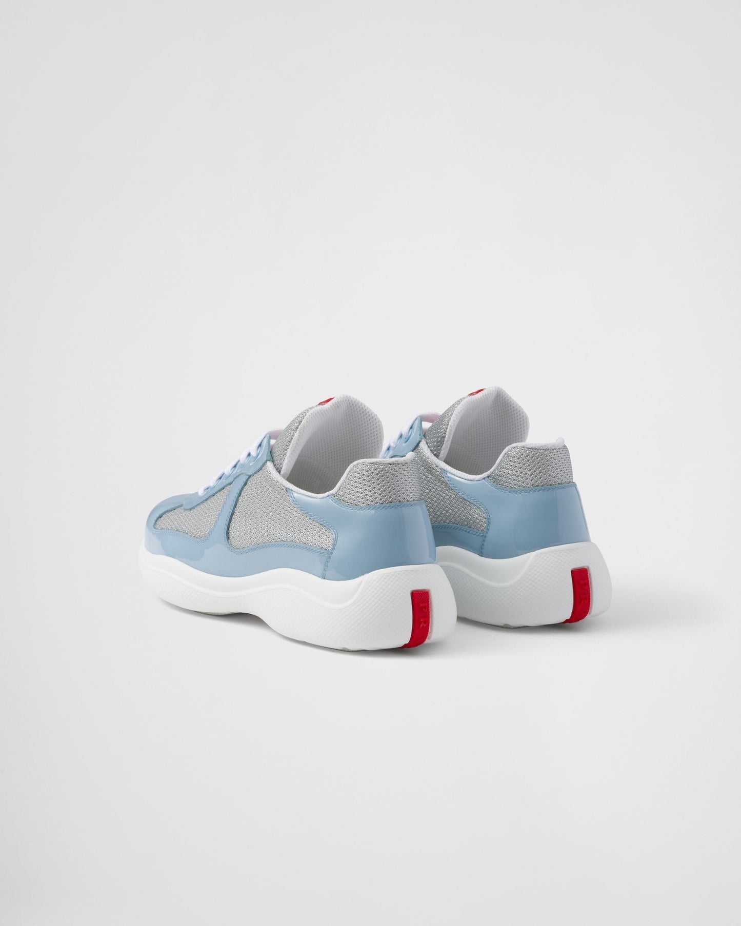 Prada America's Cup sneakers in sky blue Bike fabric