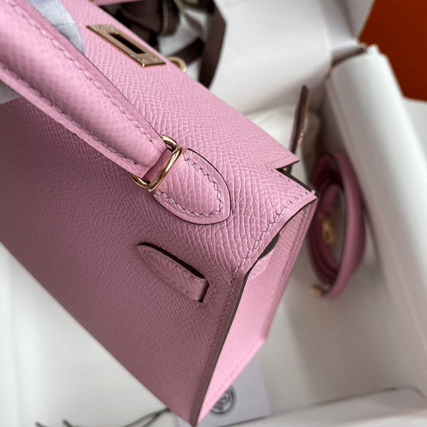 Hermes - Kelly 19 cm Rose clair