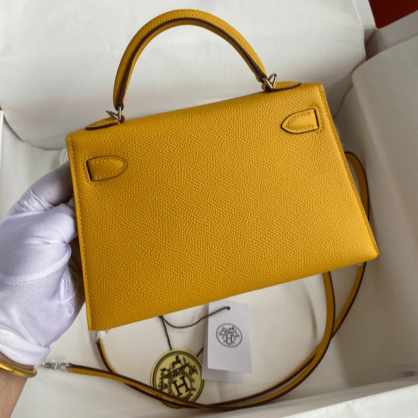 Hermes - Kelly 19 cm Miel doré