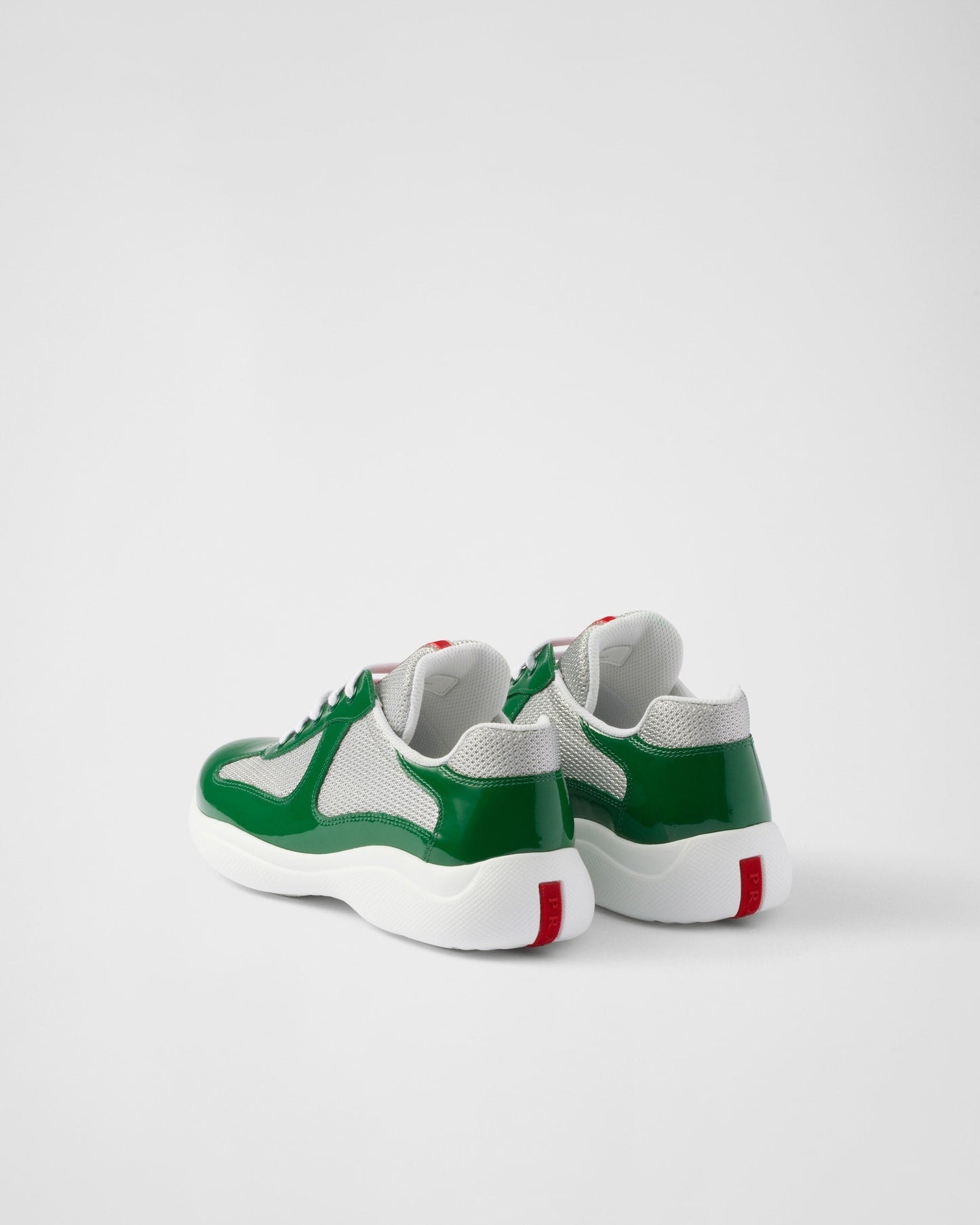 Prada America's Cup sneakers in green Bike fabric