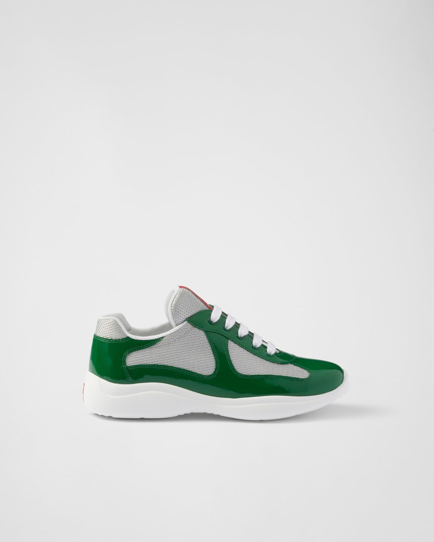 Prada America's Cup sneakers in green Bike fabric