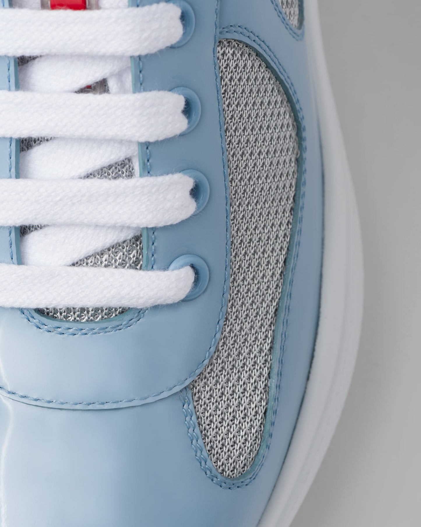 Prada America's Cup sneakers in sky blue Bike fabric