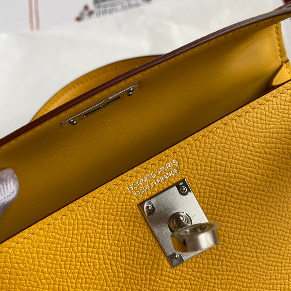 Hermes - Kelly 19 cm Miel doré