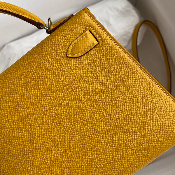 Hermes - Kelly 19 cm Miel doré