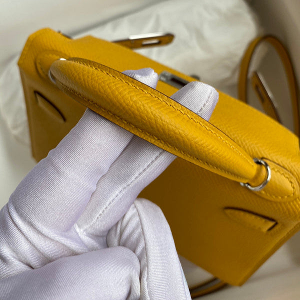 Hermes - Kelly 19 cm Miel doré