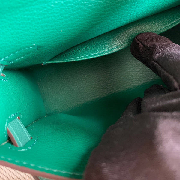 Hermes - Kelly 19 cm Vert bouteille