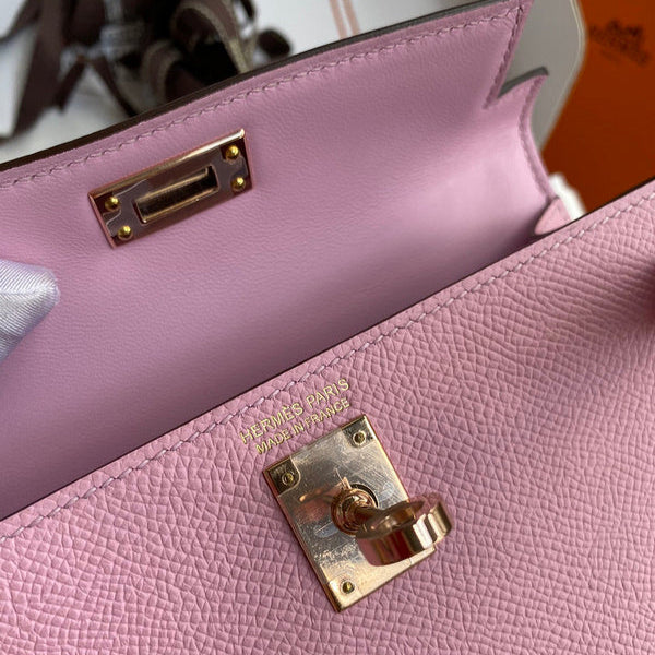 Hermes - Kelly 19 cm Rose clair