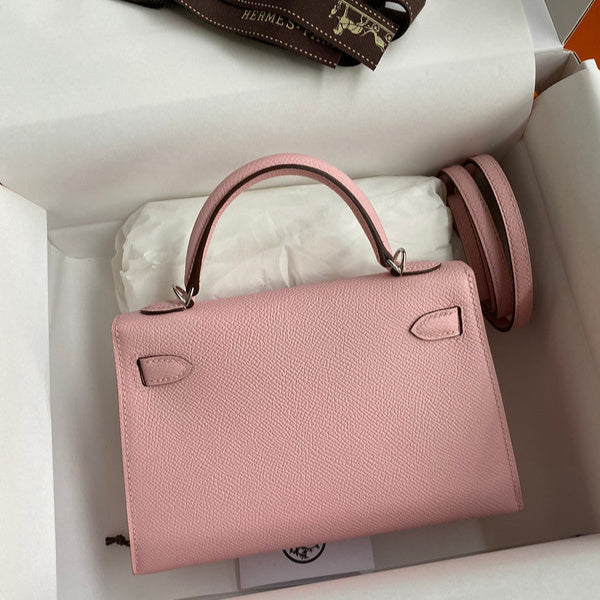 Hermes - Kelly 19 cm Rose nude