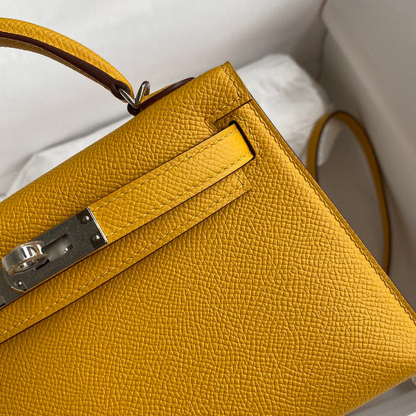 Hermes - Kelly 19 cm Miel doré
