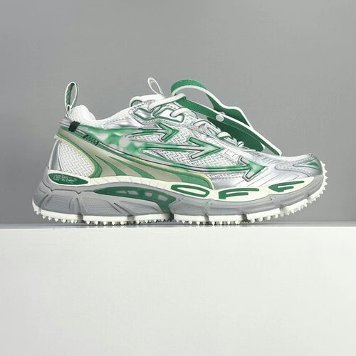 Off-White Silver Green