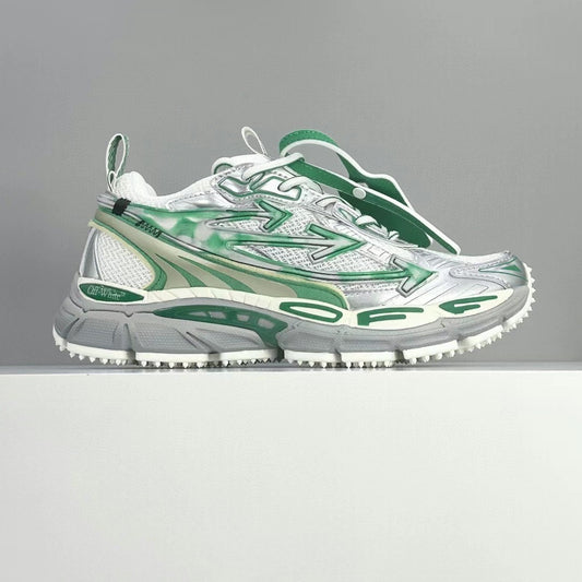 Off-White Silver Green