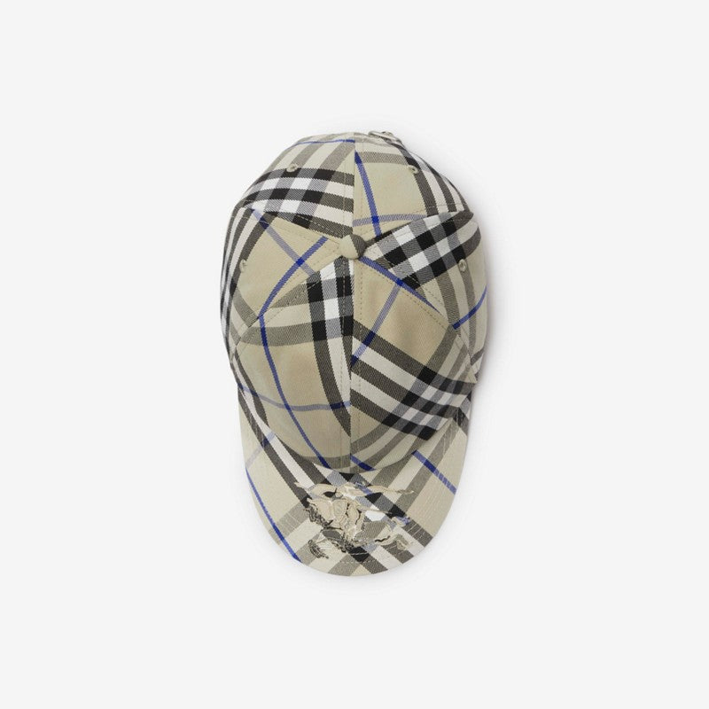 EKD LICHEN Check Cotton Blend Baseball Cap