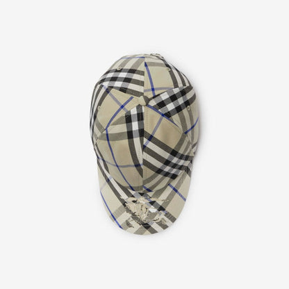EKD LICHEN Check Cotton Blend Baseball Cap