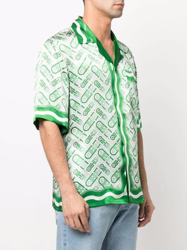 Casablanca Ping Pong monogram-print shirt 