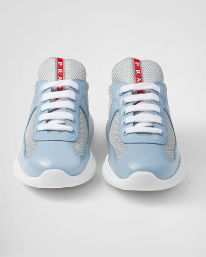 Prada America's Cup sneakers in sky blue Bike fabric