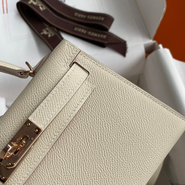 Hermes - Kelly  19 cm Crème Vanille