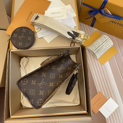 LV - Small OnTheGo BB Maron Double Tote