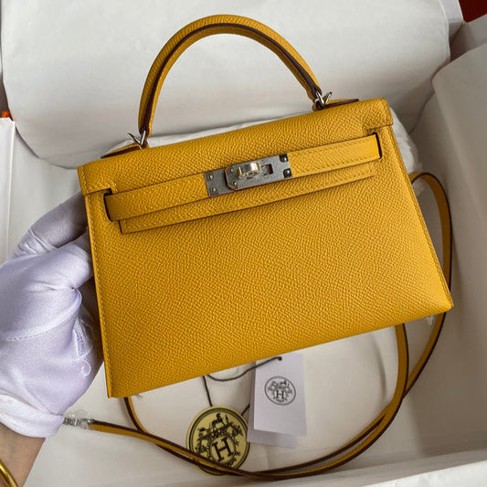 Hermes - Kelly 19 cm Miel doré