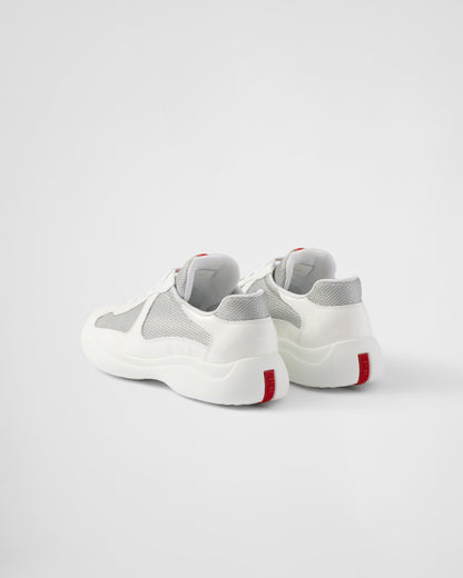 Prada America's Cup sneakers in white Bike fabric