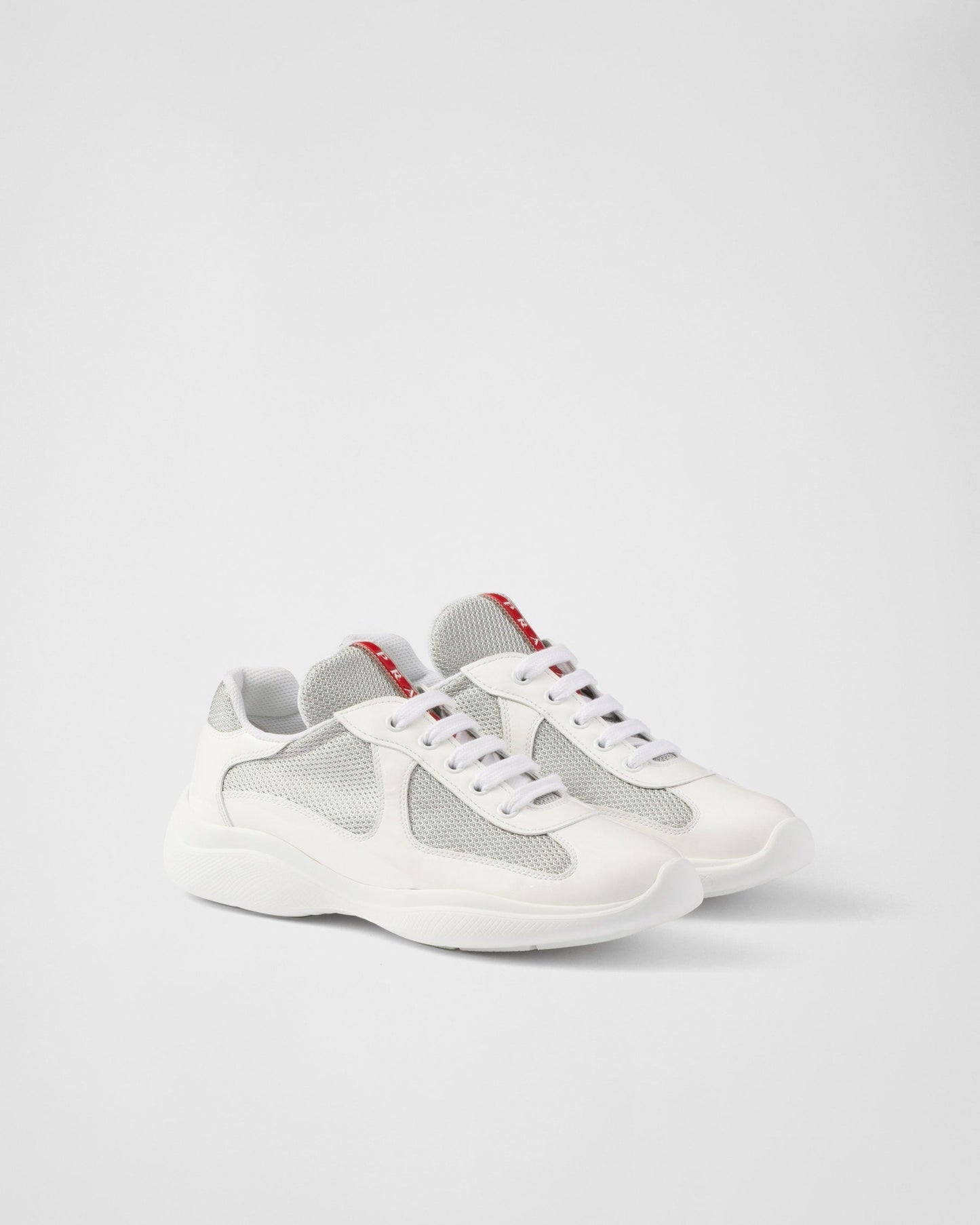 Prada America's Cup sneakers in white Bike fabric