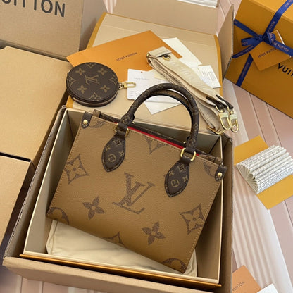 LV - Small OnTheGo BB Maron Double Tote