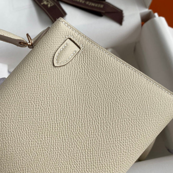 Hermes - Kelly  19 cm Crème Vanille