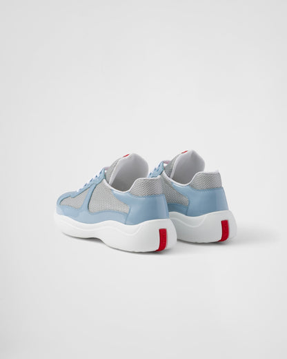 Prada America's Cup sneakers in sky blue Bike fabric