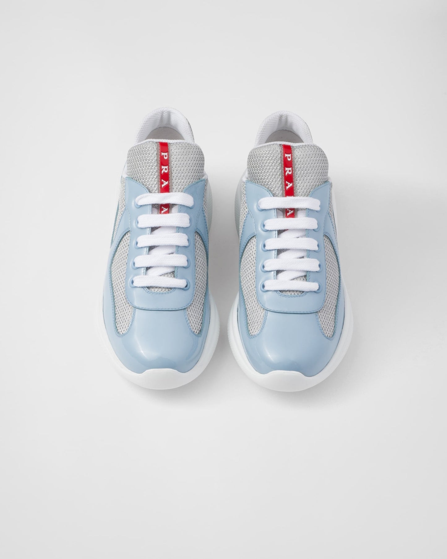 Prada America's Cup sneakers in sky blue Bike fabric