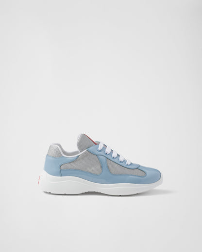 Prada America's Cup sneakers in sky blue Bike fabric