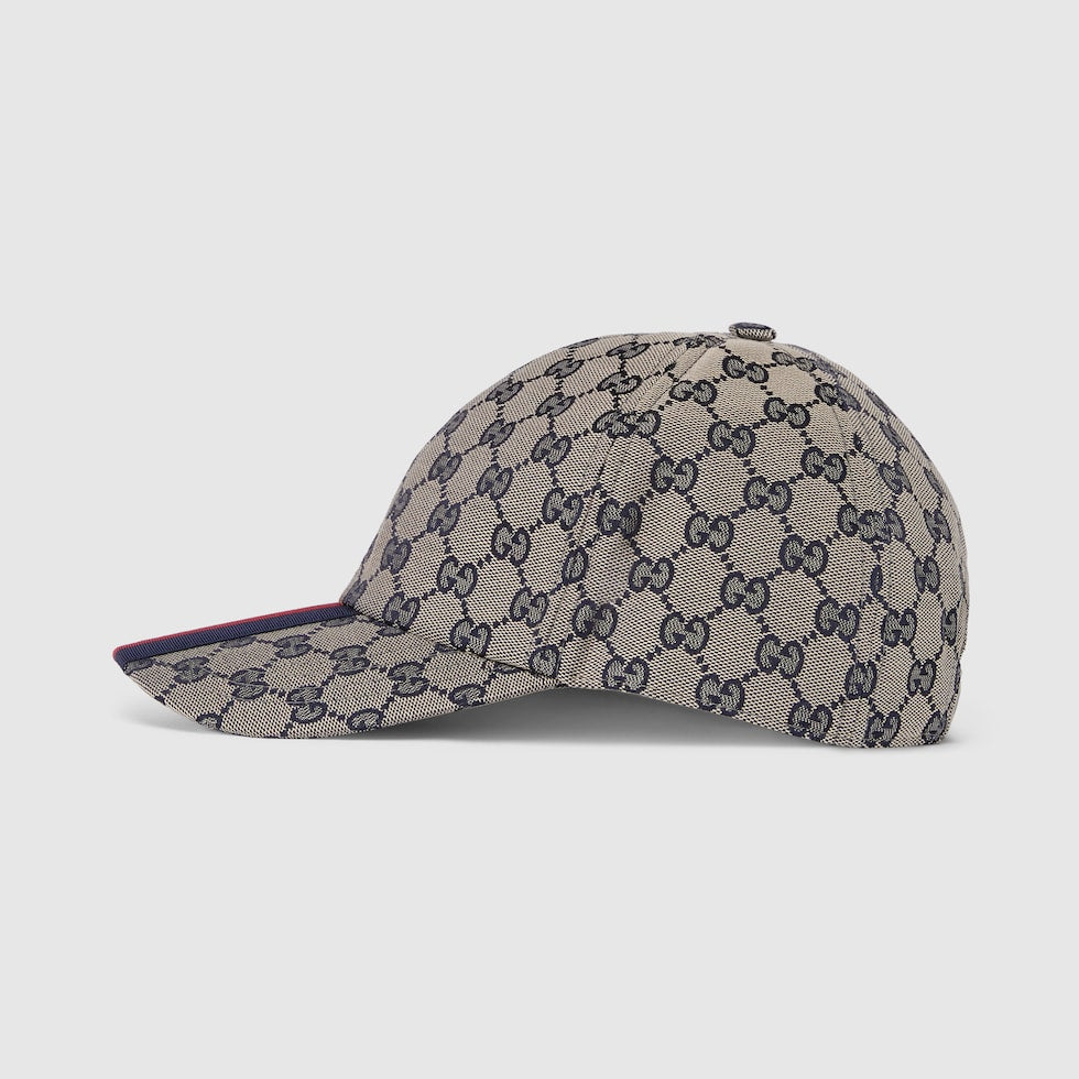ORIGINAL GG CANVAS BASEBALL CAP Beige BLUE