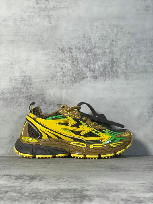 Off-White Brown Yellow