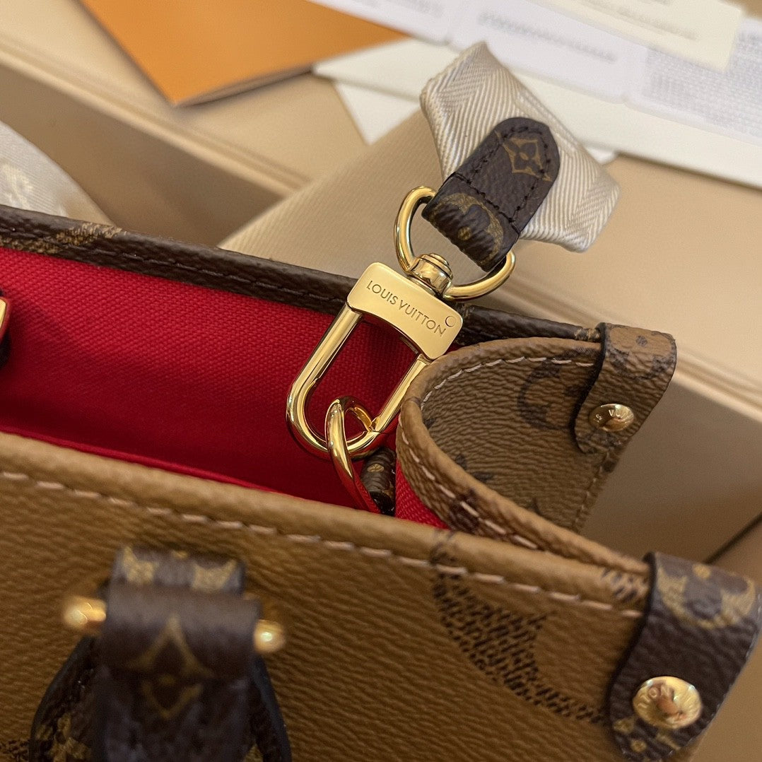 LV - Small OnTheGo BB Maron Double Tote