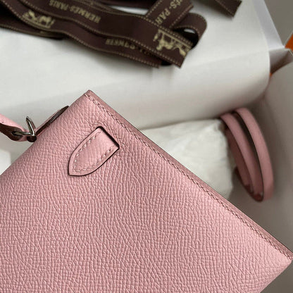 Hermes - Kelly 19 cm Rose nude