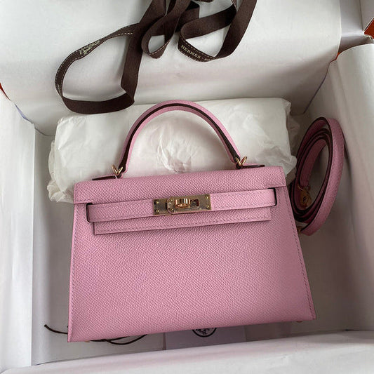 Hermes - Kelly 19 cm Rose clair