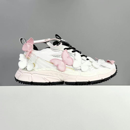 Off-White Pink Butterflies